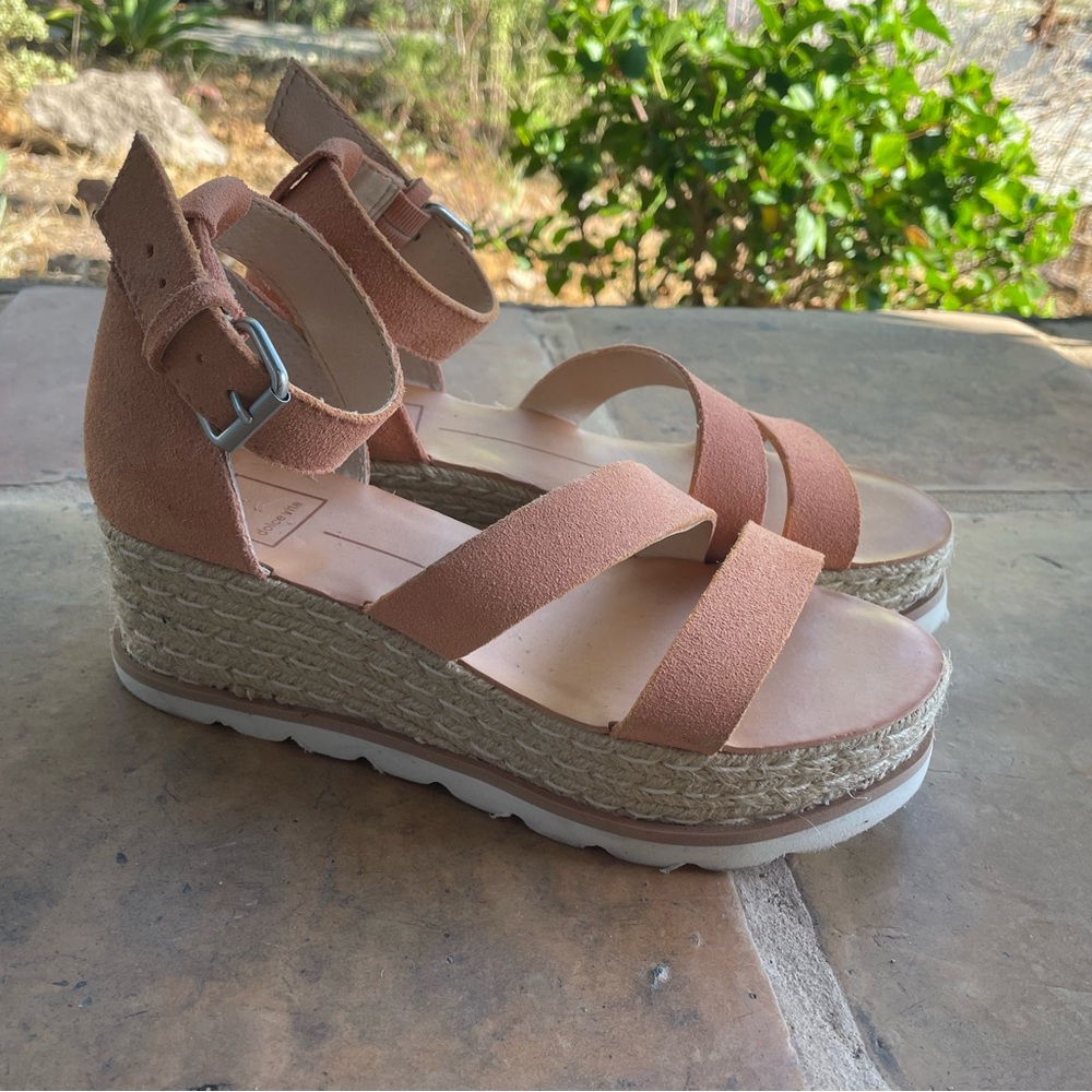 Dolce Vita Tan Wedge Sandals